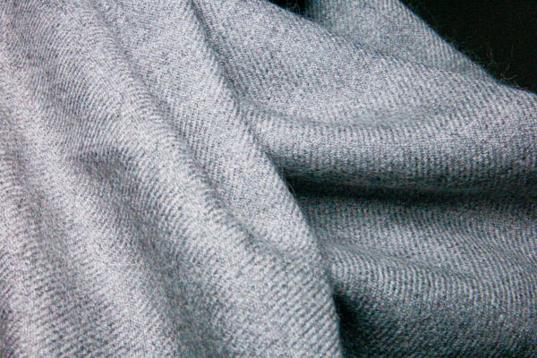 100% Baby Alpaca Antique Silver Blanket - Image 2